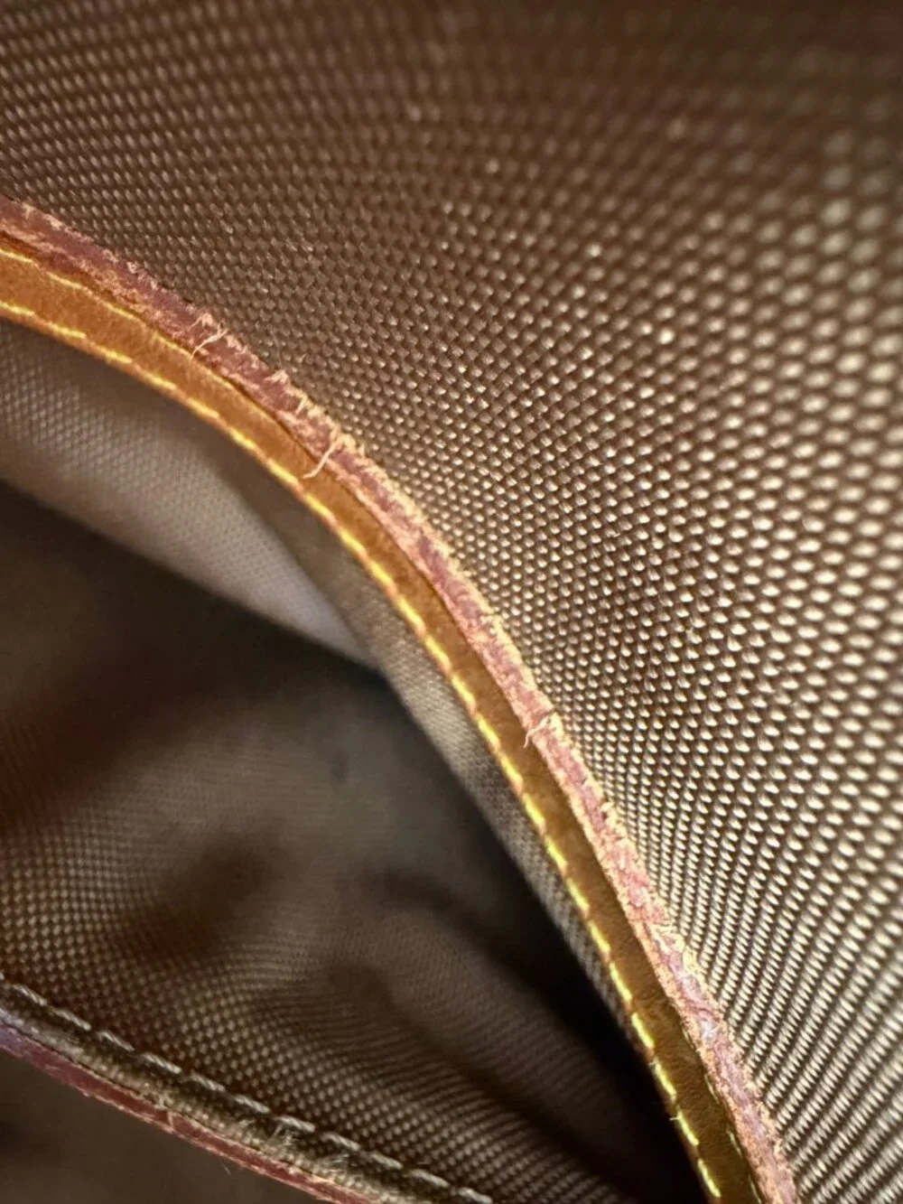 Louis vuitton ellipse bag MM vintage leather classic monogram print brown *read*
